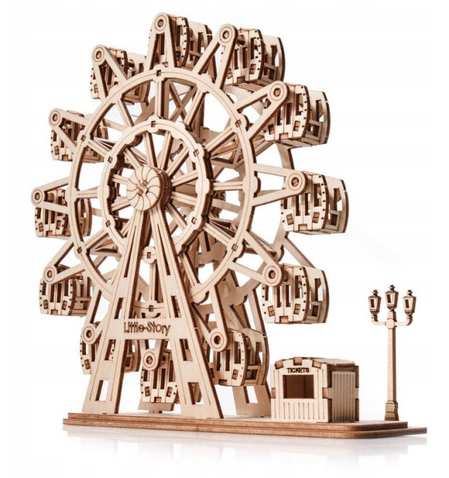 Little Story Drewniane Puzzle Model 3D - Diabelski