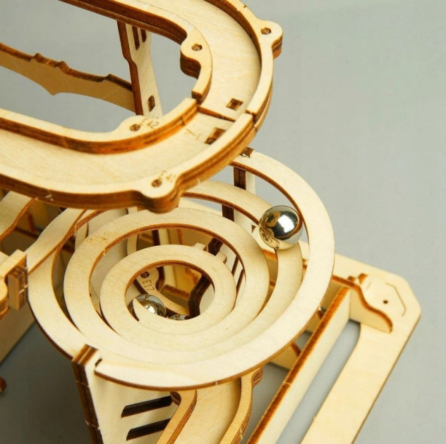 ROBOTIME Drewniane Puzzle 3D - Tor Do Wyścigu Kulek LG501