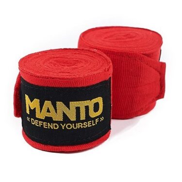 MANTO Bandaże bokserskie BASIC czerwone