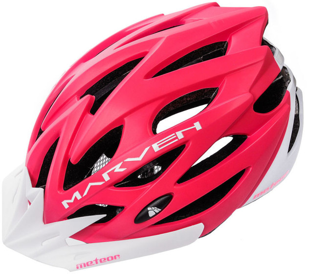 KASK ROWEROWY METEOR MARVEN coral/white r.S 24737