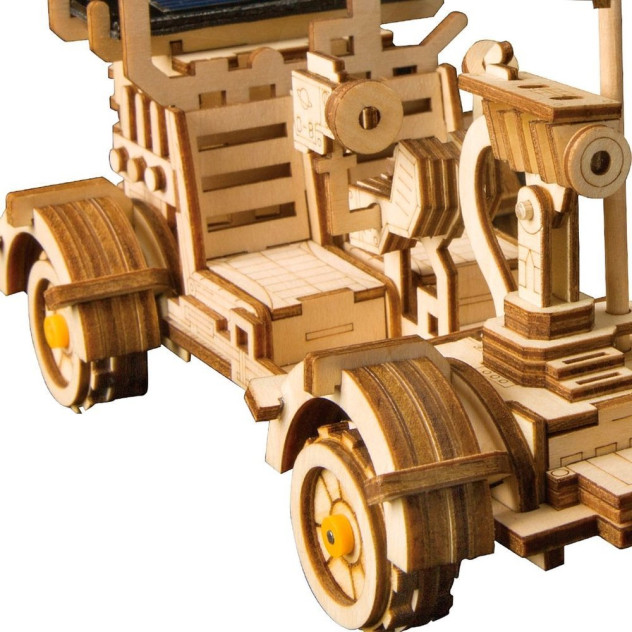 ROBOTIME Drewniany Pojazd Na Energię Słoneczną - Łazik Rambler