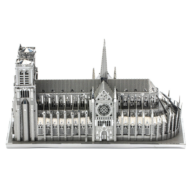 Piececool Puzzle Metalowe Model 3D - Katedra Notre Dame