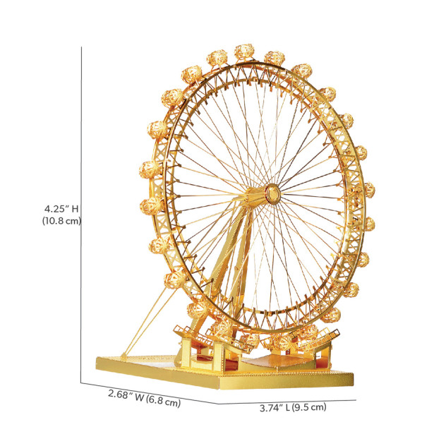 Piececool Puzzle Metalowe Model 3D - London Eye