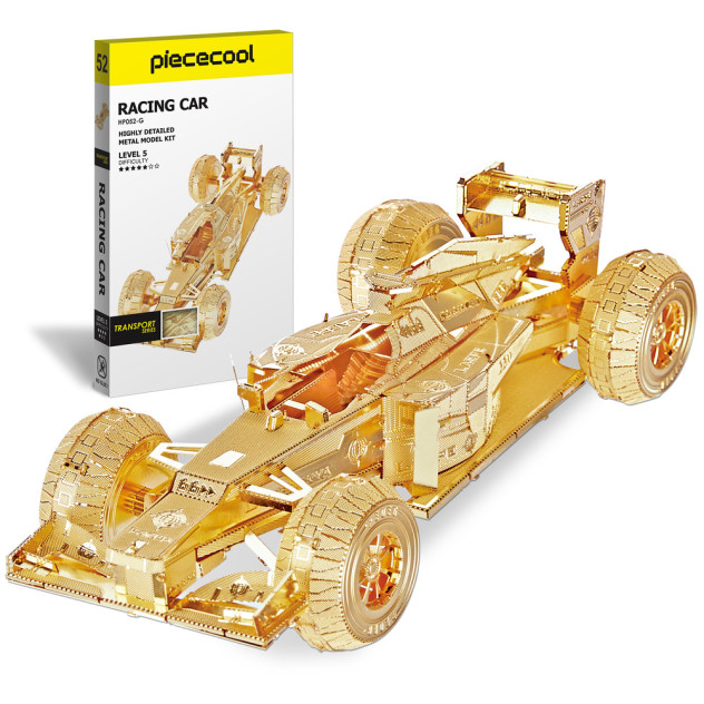 Piececool Puzzle Metalowe Model 3D - Wyścigówka