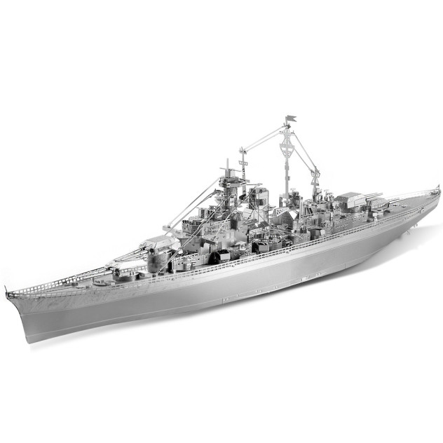Piececool Puzzle Metalowe Model 3D - Statek Bojowy Bismarck