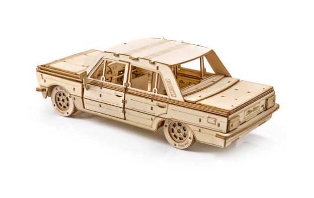 Drewniany Model Puzzle 3D - FSO FIAT 125p