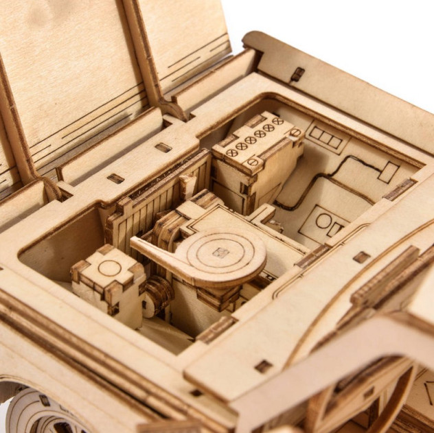 Drewniany Model Puzzle 3D - FSO FIAT 125p
